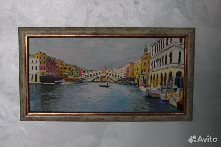 Картина маслом на холсте Венеция