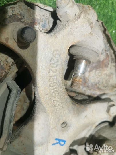 Комплект тормозов Mercedes bens W208