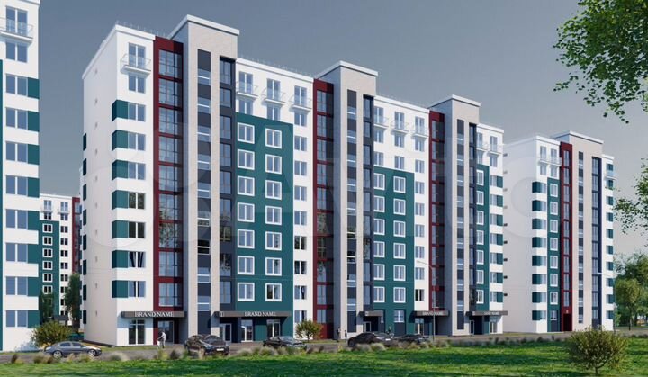 2-к. квартира, 58,3 м², 4/10 эт.