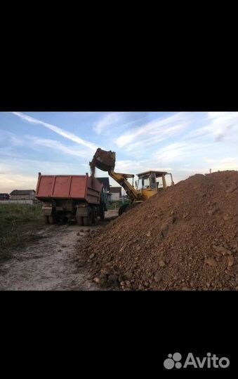 Вывоз грунт земля гилина Котлована Из участка