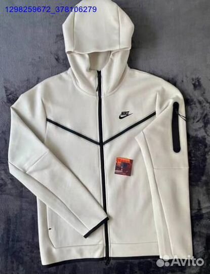 Зип худи Nike Tech белая (Арт.32894)