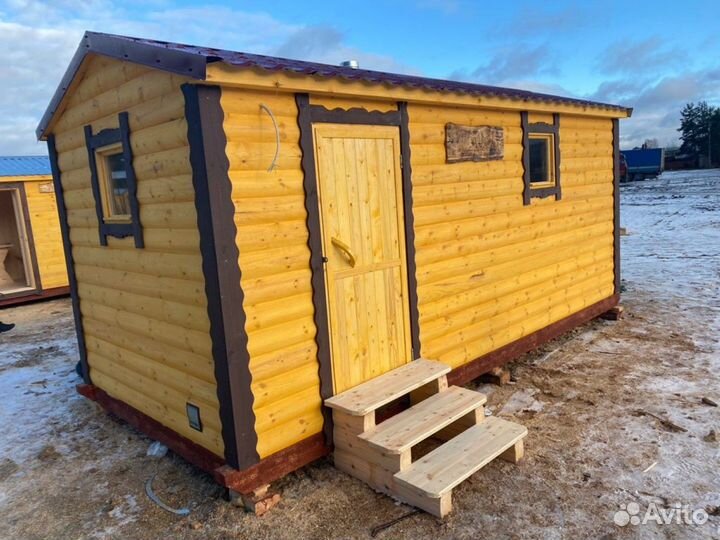 Баня 5х2,25м Теплая