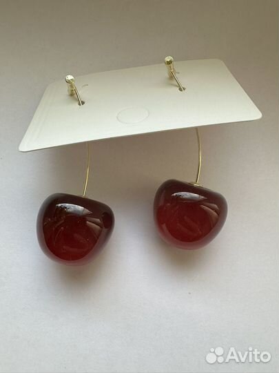 Серьги Вишни