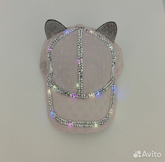 Кепка бейсболка детская со светодиодами