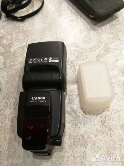 Вспышка камеры Canon speedlite 580ex 2