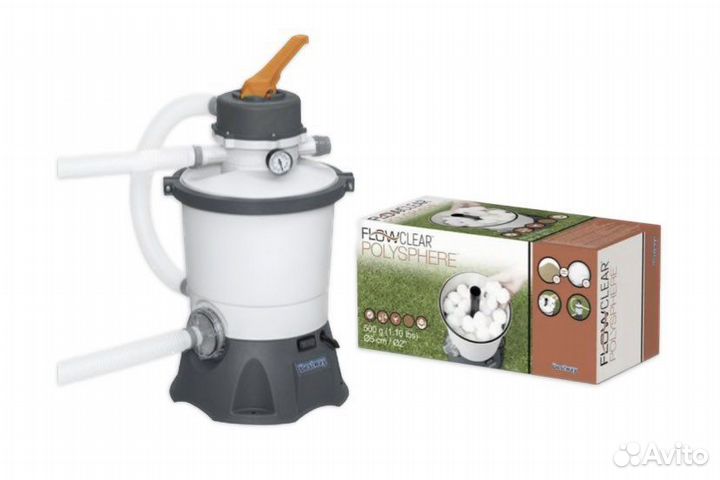 Набор для бассейна 58475(шарики) +58515(насос)