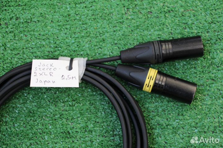 1 Stereo Jack - 2 XLR кабели, Япония