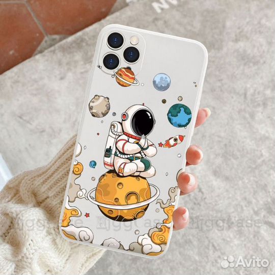 Чехол SpaceMan T3404 на iPhone 14 Pro Max (White)
