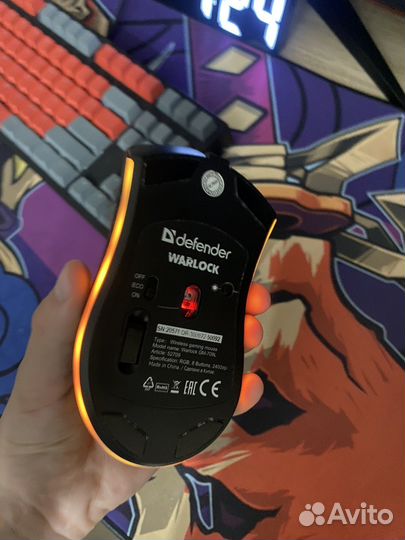 Игровая мышь Defender Warlock