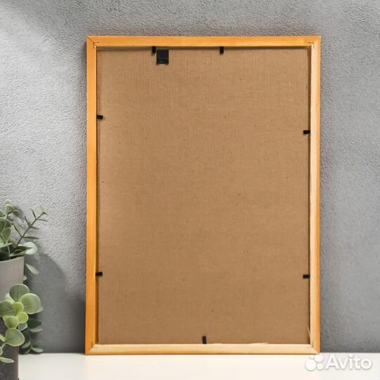 Фоторамка сосна янтарь 1/1 25х35 см (без стекла)