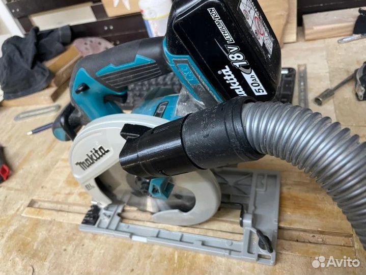 Пылеотвод на пилу Makita к Festool