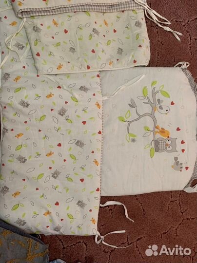 Бортики на кроватку