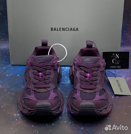 Кроссовки женские balenciaga 3XL purple