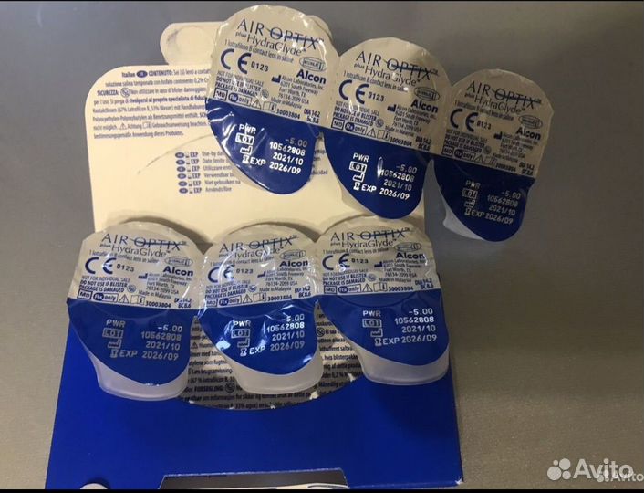 Alcon Контактные линзы AIR optix+ HydraGlyde