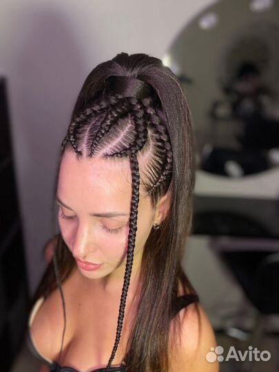 Косички с канекалоном