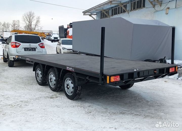 Прицеп платформа 3 оси