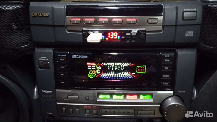 Муз. центр Айва-NF7V с USB и Блютузом(Обмен)