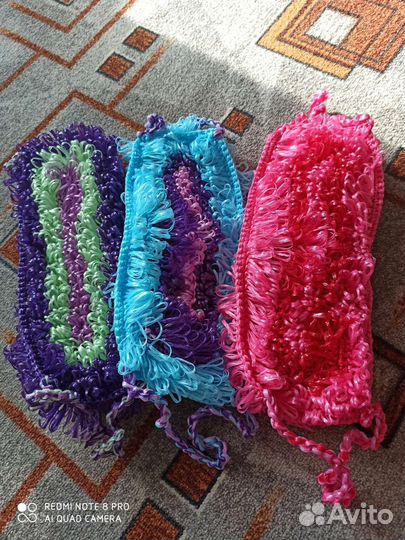 Мочалка ручной работы