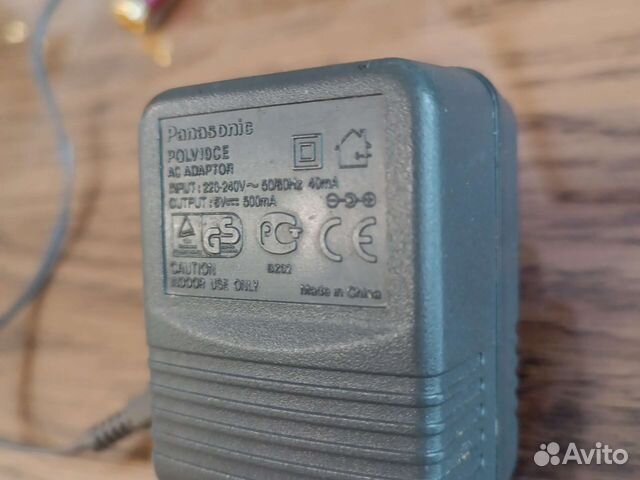 Блок питания 6v, 500mA. Panasonic