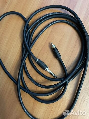 Кабель rca jack 6.3
