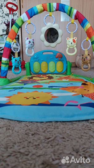 Музыкальный развивающий коврик
