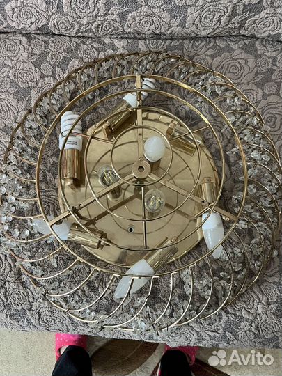 Люстра потолочная бу