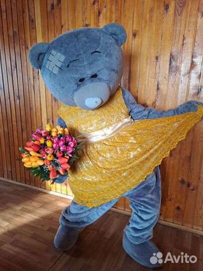 Белый мишка поздравление