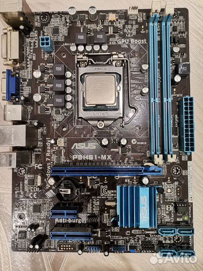 Материнская плата 1155 и 775 процессор видеокарта