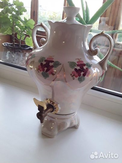 Самовар фарфоровый электрический