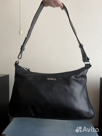 Сумка винтаж Pollini женская черная