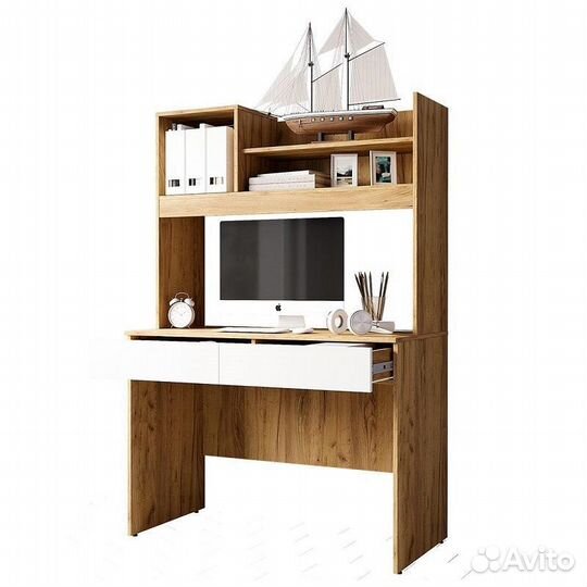 Стол письменный Селфи пс-05 Семья Мебелони крафт/б