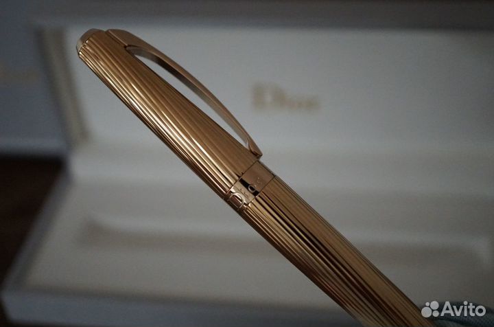 Ручка Dior сталь позолота новая оригинал