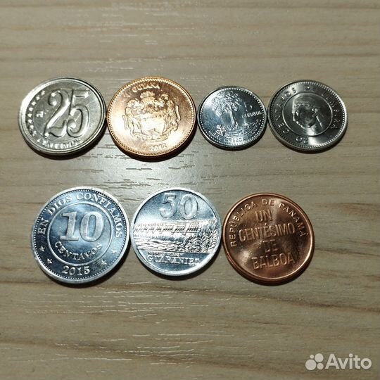 Монеты Центральной и Южной Америки