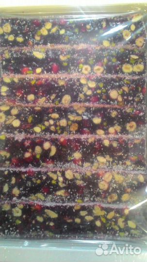 Рахат лукум (рулет-гранат,фисташка,крем фундука)