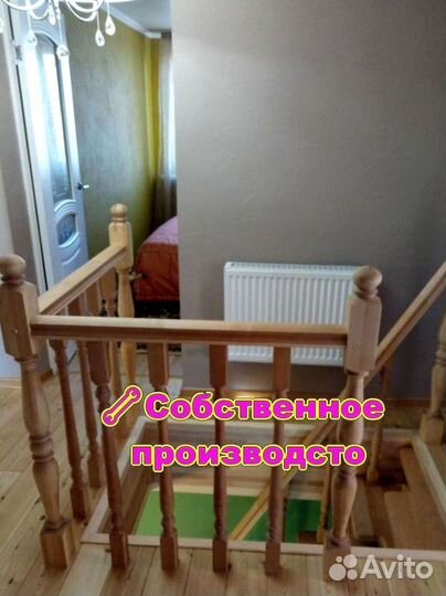 Деревянная лестница. В частные дома