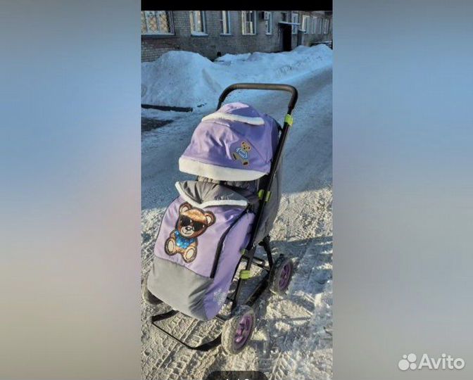 Коляска санки продам