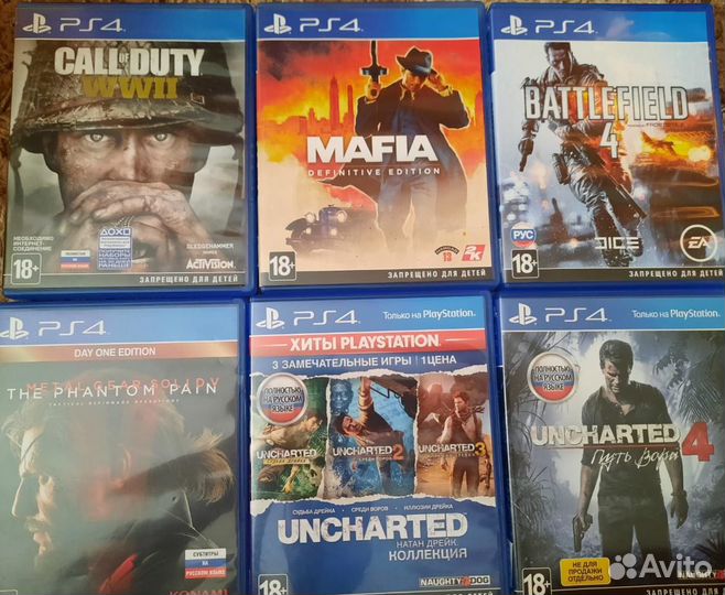 Игры для приставок PS4