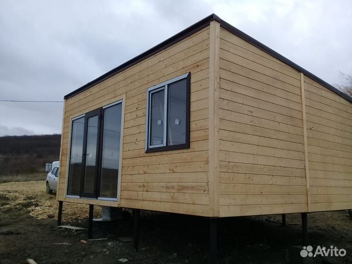 Дом из Бытовок 6,0х4,8, Жилой Вагончик 28 м2