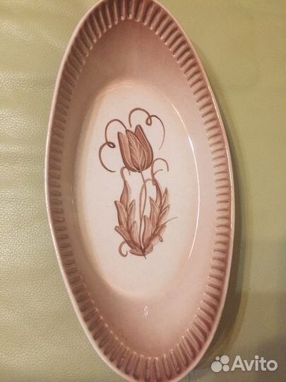 Глиняное блюдо СССР