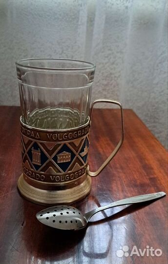 Подстаканники СССР, ситечки, ложки, стаканы СССР