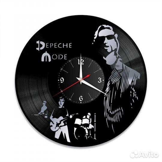 Группа Depeche Mode, серебро №3 часы из винила