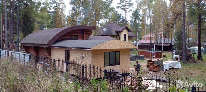 Каркасное строительство бань, домов, беседок И Т.Д