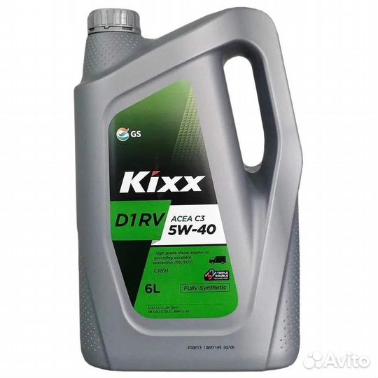 Kixx D1 RV 5W-40 C3 /6л L2013360E1 kixx