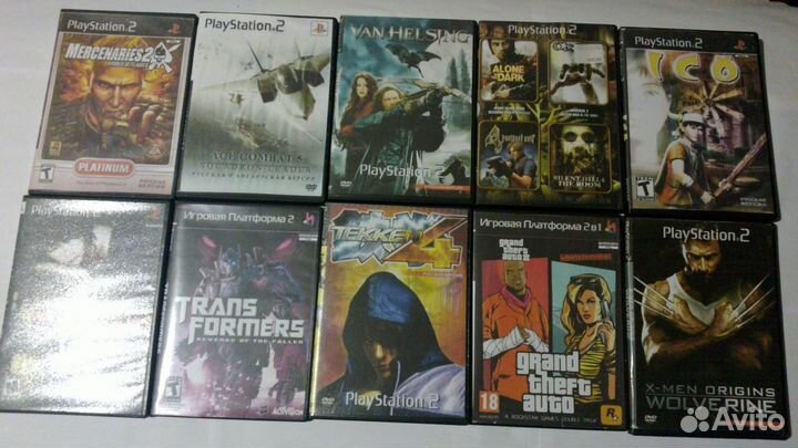 Sony playstation 2 диски