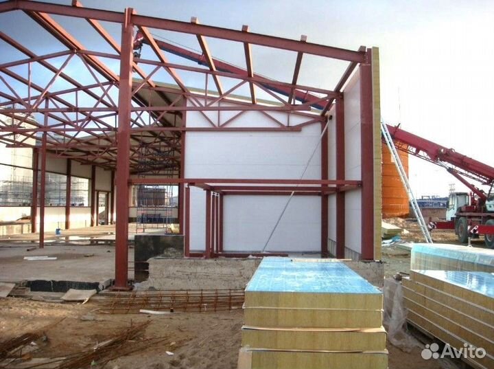 Металлический каркас для коммерческих помещений