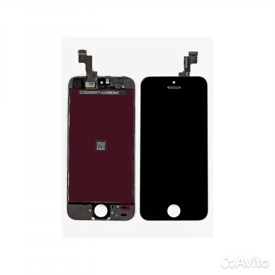 Дисплей для iPhone 5S/SE черный AAA