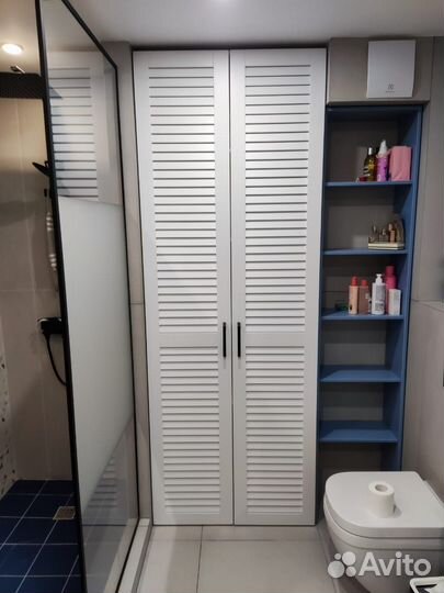 Жалюзийные дверцы в санузел