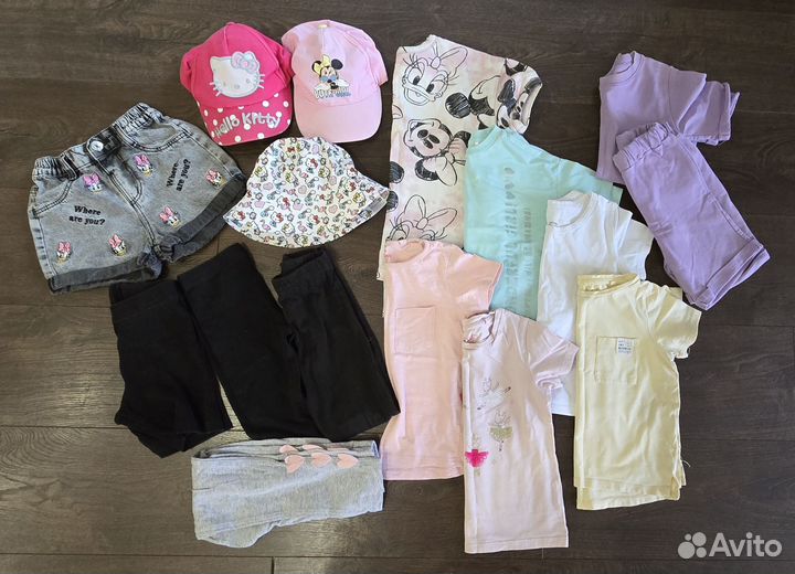 Детские вещи пакетом на девочку 104 110