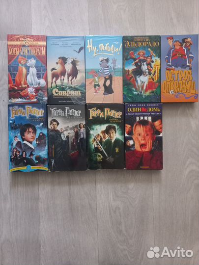 Видеокассеты vhs (фильмы, мультфильмы)