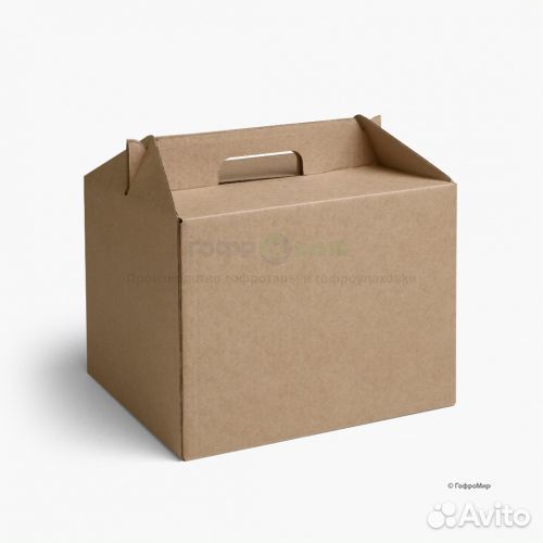 Картонные коробки чемоданчик опт